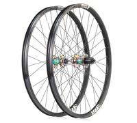 Juego De Ruedas Bicicleta Montaña Freno De Disco 26, 27,5 29 Pulgadas Ruedas Delanteras Traseras Dirt Jump Bike/XC/Am Llanta De Aleación De Aluminio 100/135 Mm(Black Multicoloured,29in)