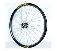 Juego De Ruedas BTT De Freno De Disco 26" 27,5" 29" Llantas Delanteras Y Traseras De Bici De Montaña XC/DH, Eje Pasante Boost De 15x110/12x148mm, 7-12 Velocidades(Black Gold-15 * 110,26")