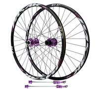Juego de ruedas de aleación de aluminio para bicicleta de montaña, rueda delantera y trasera, radios de liberación rápida de 32 horas, compatible con neumáticos de 24/26/27.5/29 pulgadas x 1.2-2.36