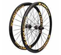 Juego De Ruedas De Bicicleta De Carretera 700C Freno De Disco Llanta De Doble Pared De 40mm, Ruedas De Eje Pasante De 12 * 100/142mm, Casete De 7-12 Velocidades, Cubierta 23-35C