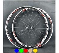 Juego de ruedas de bicicleta de carretera 700C, rueda delantera y trasera de 30 mm, rueda de aleación de doble pared, juego de ruedas de bicicleta de liberación rápida, ruedas BMX, freno en V, 7-11