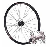 Juego de ruedas de bicicleta de montaña, borde de impulso de eje pasante para freno de disco, ruedas delanteras y traseras, perfecto para salto de suciedad y conducción en senderos