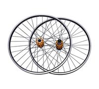 Juego de ruedas de bicicleta de montaña de 27,5 pulgadas, delantera y trasera, disco doble de seis agujeros, rueda MTB, liberación rápida, llanta de aleación de aluminio, 7-12s, cassettes para