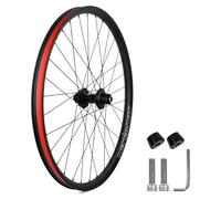 Juego de ruedas de bicicleta, para bicicleta BMX para niños, eje de 1 cm con rodamientos sellados, rueda de 20 pulgadas, llanta de 409 mm, 4 rodamientos sellados, rueda de casete trasera/delantera