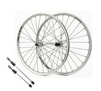 Juego De Ruedas De Cubierta para Bicicleta De Montaña 27,5 29 Pulgadas Trinquete 54T Ruedas Delanteras Y Traseras Trail/Am/DH 100/135mm QR Cassette De 7-12 Velocidades Cierre Central(Silver,29")