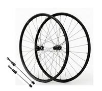 Juego De Ruedas De Cubierta para Bicicleta De Montaña 27,5 29 Pulgadas Trinquete 54T Ruedas Delanteras Y Traseras Trail/Am/DH 100/135mm QR Cassette De 7-12 Velocidades Cierre Central(Black,29")