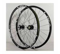 Juego De Ruedas De Freno De Disco De Bici De Carretera 700C Ruedas Delantera Y Trasera De Liberación Rápida De 9 * 100/10 * 135mm, Llanta De Doble Capa, Cassette De 7-12 Velocidades(Black Silver,26")