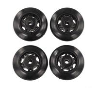 Juego de ruedas de repuesto para equipo de fitness, 4 piezas para cinta de correr y para bicicletas estáticas, estructuras de soporte de 70 x 25 x 8 mm Dimensiones