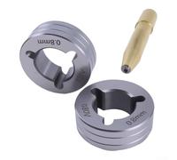 Juego de ruedas de transmisión de 0,8 mm para máquina de soldar Miller de metal Drive Roll Set 0.030 pulgadas V-Groove Robusto Ruedas de accionamiento para Millermatic 210/250 Alimentación de alambre