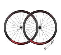 Juego De Ruedas For Bicicleta De Carretera 700C*23C-32C QR Rueda Trinquete 36T Bujes 9x100mm/10x135mm Llanta De Freno De Disco For 7-12 Velocidades(Rot,30mm)
