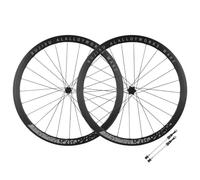 Juego De Ruedas For Bicicleta De Carretera 700C*23C-32C QR Rueda Trinquete 36T Bujes 9x100mm/10x135mm Llanta De Freno De Disco For 7-12 Velocidades(Gray,50mm)