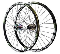 Juego De Ruedas For Bicicleta De Carretera De 26/27,5/29 Pulgadas, Freno De Disco, Llanta De Aleación De Doble Capa, Rueda Delantera Y Trasera For Casete De 7-12 Velocidades(Color,26inch)