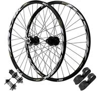 Juego De Ruedas For Bicicleta Montaña 26/27.5/29 Pulgadas con Freno Disco, Llantas Rodamientos Sellados, Bujes 135 Mm, 32 Radios, Compatible Cassettes 7-11 Velocidades(Thru AXLE Pair,27.5inch)