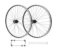 Juego de ruedas MTB de 29 pulgadas, par ruedas delanteras traseras de aleación de aluminio, freno de disco de 6 agujeros, buje de rodamientos sellados, sujeción rápida, compatible con casete de 7 a 12