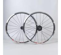 Juego de ruedas para bicicleta 451 406, frenos en V, ruedas de bicicleta plegables, bujes de cojinetes de liberación rápida, soporte para cassette de 11 velocidades, llantas delanteras y traseras de 2