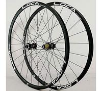 Juego de ruedas para bicicleta de 26", 27,5" y 29", 700C, llanta delantera y trasera, eje pasante, para ciclismo de montaña y carretera, freno de disco de 6 clavos, cassette de 8 a 12 velocidades.