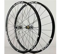 Juego de ruedas para bicicleta de 26", 27,5" y 29", 700C, llanta delantera y trasera, eje pasante, para ciclismo de montaña y carretera, freno de disco de 6 clavos, cassette de 8 a 12 velocidades.