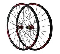 Juego de ruedas para bicicleta de 26", 27,5" y 29", 700C, llanta delantera y trasera, eje pasante, para ciclismo de montaña y carretera, freno de disco de 6 clavos, cassette de 8 a 12 velocidades.