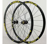 Juego de ruedas para bicicleta de 26", 27,5" y 29", 700C, llanta delantera y trasera, eje pasante, para ciclismo de montaña y carretera, freno de disco de 6 clavos, cassette de 8 a 12 velocidades.