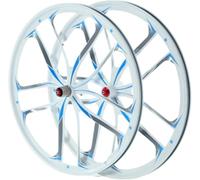 Juego De Ruedas para Bicicleta De 26 Pulgadas, Rueda Delantera Trasera, Llantas para Bicicleta De Equilibrio MTB, Juego De Ruedas para Bicicleta, Ruedas De Bicicleta, Aleación De Magnesio, E