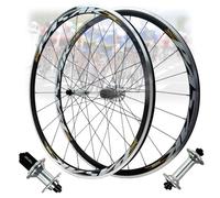 Juego de Ruedas para Bicicleta de Carretera 700C, Frenos C/V, 4 rodamientos sellados, llanta de 30 mm, Delantera y Trasera, para 7-12 velocidades, 2130 g