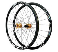 Juego De Ruedas para Bicicleta De Carretera 700C Llanta De Aluminio Ruedas Delantera Y Trasera Freno De Disco Liberación Rápida 9×100/10×135mm 24H para 7-12 Velocidades