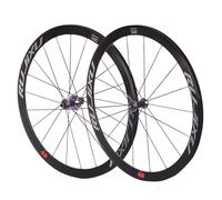 Juego De Ruedas para Bicicleta De Carretera 700C QR Buje Delantera Y Trasera 100/130mm Rueda Bicicleta Llanta De Aleación De Aluminio Freno C/V para Cassette De 8-11 Velocidades(Multi-Colored)
