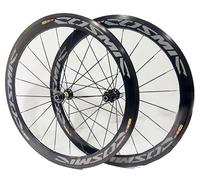 Juego De Ruedas para Bicicleta De Carretera 700C Rueda Delantera Y Trasera, 23C-25C-28C Aleación De Aluminio Llanta De Freno C/V Liberación para 7 8 9 10 11 12 Velocidades A,700C-50MM