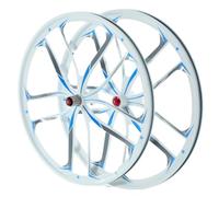 Juego De Ruedas Para Bicicleta De Equilibrio Mtb: Ruedas Delanteras + Traseras De 26 Pulgadas, Aleación De Magnesio, Freno De Disco Qd, Llantas Y Juego De Ruedas De Bicicleta Híbrida De 8-11 (Color:E)