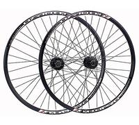 Juego de ruedas para bicicleta de montaña de 20 pulgadas, llantas de freno de disco delanteras 2+ traseras, 2 cubos de rodamiento sellados, soporta rueda libre giratoria de 6/7/8 velocidades QR 406