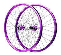 Juego de Ruedas para Bicicleta de Montaña de 24/26/27,5/29 Pulgadas Llanta Ancha Delantera Y Trasera con Buje de 6 Trinquetes 32 Agujeros para 7/8/9/10/11 Velocidades