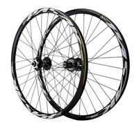 Juego de ruedas para bicicleta de montaña de 26/27,5/29 pulgadas, de aleación de aluminio de doble pared, rueda delantera y trasera, llanta de 32 radios, buje con rodamiento sellado para 7-12 velocid