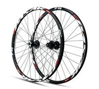 Juego de ruedas para bicicleta de montaña de 26/27,5/29 pulgadas, llanta de aleación de aluminio de doble pared, rueda delantera y trasera con freno de disco y liberación rápida para cassette de 8/9/