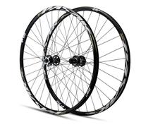 Juego de ruedas para bicicleta de montaña de 26/27,5/29 pulgadas, llanta de aleación de aluminio de doble pared, rueda delantera y trasera con freno de disco y liberación rápida para cassette de 8/9/