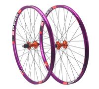 Juego de ruedas para bicicleta de montaña de 26 pulgadas, 27.5 pulgadas, 29 pulgadas, llantas de aleación de aluminio, eje pasante, freno de disco, ruedas delanteras y traseras para 8-12 velocidades