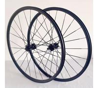 Juego de ruedas para bicicleta de montaña de 27,5 y 26 pulgadas, freno de disco, rueda libre roscada, liberación rápida, bujes de cojinetes para rueda delantera y trasera de 7, 8 y 9 velocidades (negr