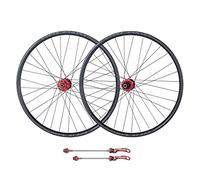 Juego de ruedas para bicicleta de montaña sin cámara de 26/27.5/29 pulgadas, aleación de aluminio ligera, 9 mm, rodamientos sellados QR, 32 agujeros, freno de disco compatible con velocidades de 7/8/9