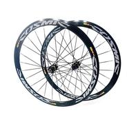 Juego de Ruedas para Bicicleta de Montaña Y Carretera Aleación de Aluminio 700C Rueda Delantera Y Trasera Llanta de 40/50 mm Freno de Disco de 20 Agujeros Buje de Seis Clavos Liberación Rápida Ju