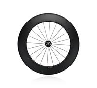 Juego De Ruedas para Bicicleta De Piñón Fijo 700C Altura 88mm Fibra De Carbono Ruedas Delanteras Y Traseras para Bicicleta De Pista Freno V Bujes 100/120mm(Front)