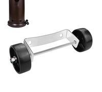 Juego de ruedas para calefacción de terraza, accesorios para radiadores, piezas de repuesto para ruedas calefactoras móviles de acero inoxidable, accesorios para exteriores y terrazas resistentes a la