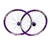 Juego De Ruedas VTT 26" 27.5" Freno De Disco Eje Pasante Ruedas Delantera Y Trasera Llantas De Aleación De Aluminio Bujes 32H para Cassette De 7-12 Velocidades(20x110m/12x150mm,27.5in)