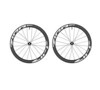 Juego de Ruedas Zipp 404 S Tubeless Disc Center Lock 12x100 / 12x142 Negro Blanco, Grupos Shimano