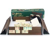 Juego De Rummy OKEY Con Fichas De Melamina De Plástico Con Aspecto De Madera