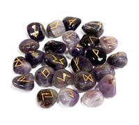 juego de Runa de la India en bolsas - Amatista