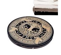 Juego De Runas - Runas Paganas - Herramienta de Adivinación de Madera con Caja Magnética para uso en Altar de Meditación, Principiantes, Mujeres, Práctica Espiritual, Rituales y