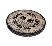 Juego de Runas - Runas Paganas,Herramientas De Adivinación De Madera Con Caja Magnética Y Adornos De Meditación Portátiles Para Principiantes Hombres Y Mujeres En Prácticas Espirituales