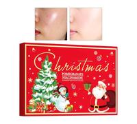 Juego de rutina facial para mujer - Cuidado de la piel hidratante, extractos de frutas de Navidad, juego hidratante para piel seca, sensible y opaca, madre, mujer, novia, adolescente, uso