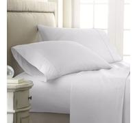 Juego de s banas CELINE LINEN de 4 piezas, lujoso, suave y sedoso, de primera calidad, 1500 g, con estampado de cuadros, antiarrugas, color blanco.