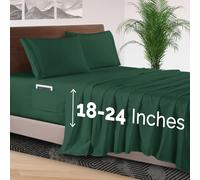 Juego de s banas Elegant Comfort de 4 piezas - Ropa de cama de lujo, microfibra premium de 1500 hilos, calidad hotelera, el stico en todo el cont