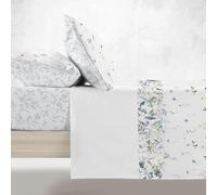 Juego de Sábanas 100% Algodón Manterol Cotton Deco 531 | Diseño Flores Silvestres | Tacto Suave | Incluye Bolsa de Tela | Varias Medidas de Cama | Hecho en España (Cama 135/140cm)